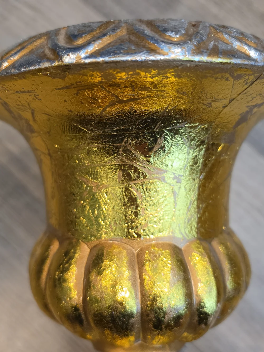 Gold Decorative Urn Planter